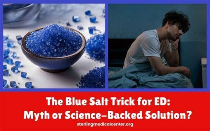 Blue Salt for ED: The Buzz, Benefits, and What You Need to Know