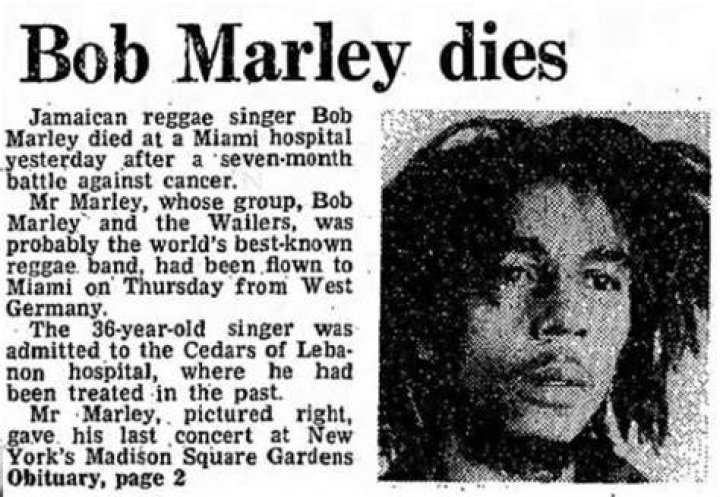 Bob Marley Death Reason: The Untold Story Behind a Legend's Passing