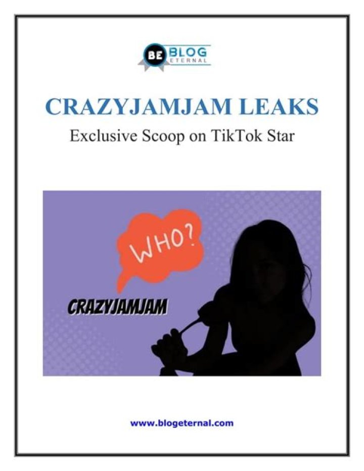 Crazyjamjam_ OnlyFans: Uncovering the TikTok Sensation's Content and Journey