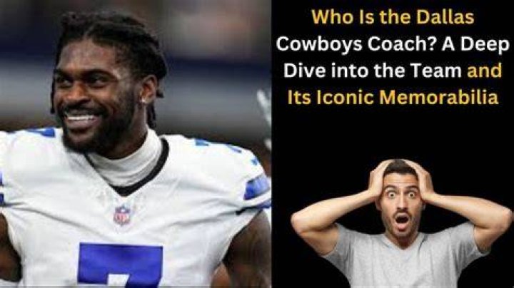 Dallas Cowboys Coach: A Deep Dive Into Leadership and Legacy