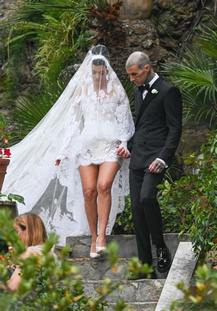 Exclusive Unveiling: Kourtney Kardashian's Dreamy Wedding Dress