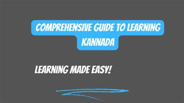 Exploring Kannada: A Comprehensive Guide