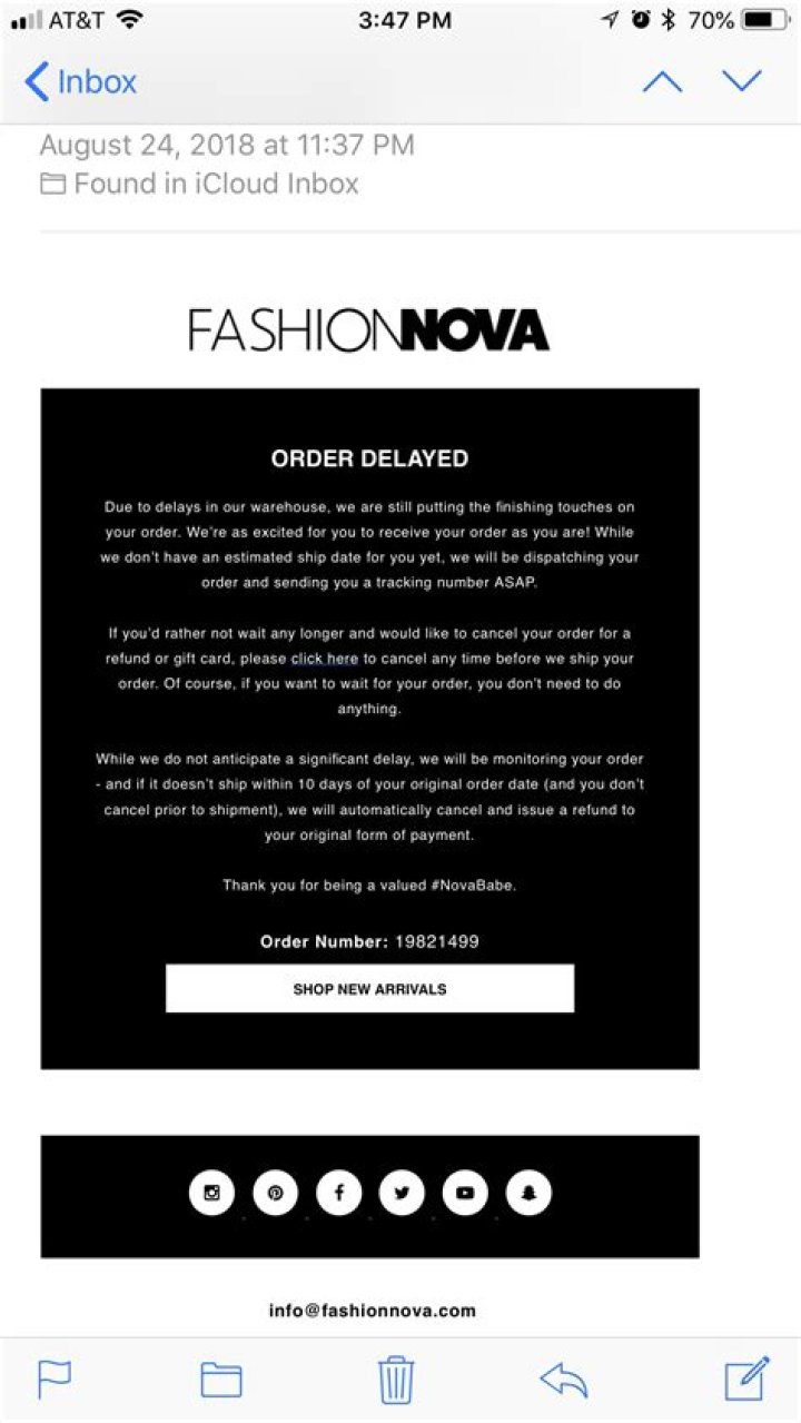 Fashion Nova Customer Service Email: Getting Your Questions Answered