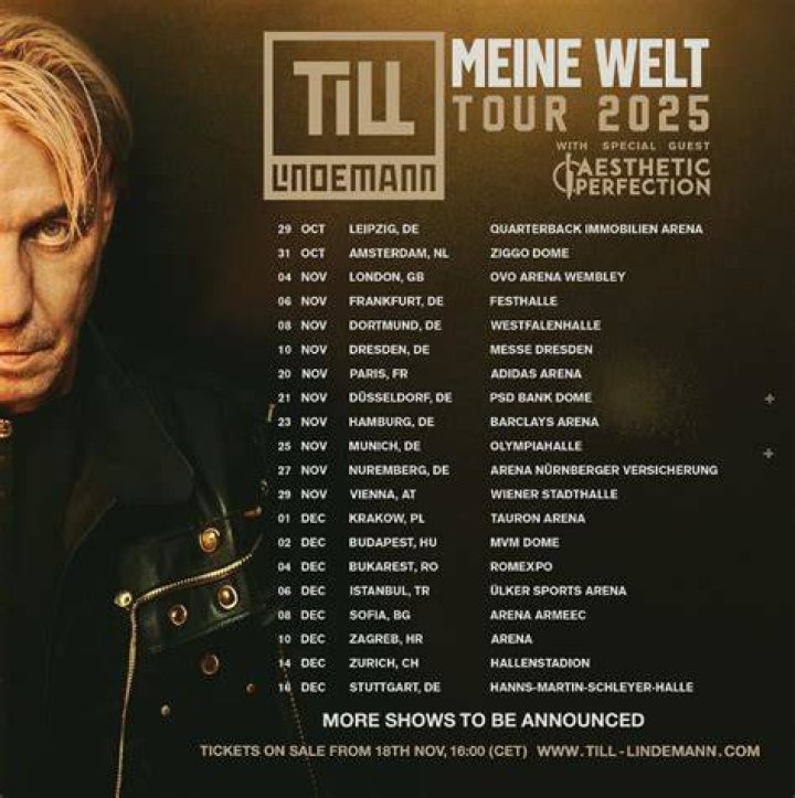 Get Ready for the Fire: Upcoming Concerts of Till Lindemann in 2025