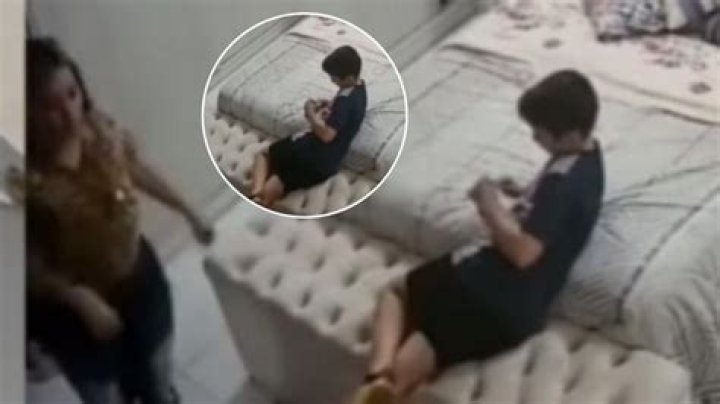 Kid And His Mom Cctv Original