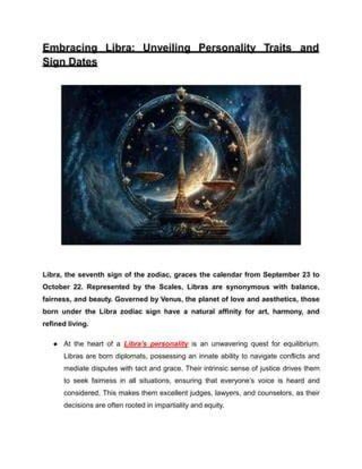 October 5 Zodiac: Unveiling the Mystical Traits of Libra and Exploring Their Hidden Talents