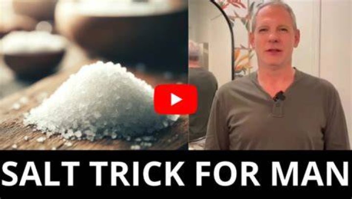 Salt Trick for ED: The Hidden Gem That Could Change Your Life