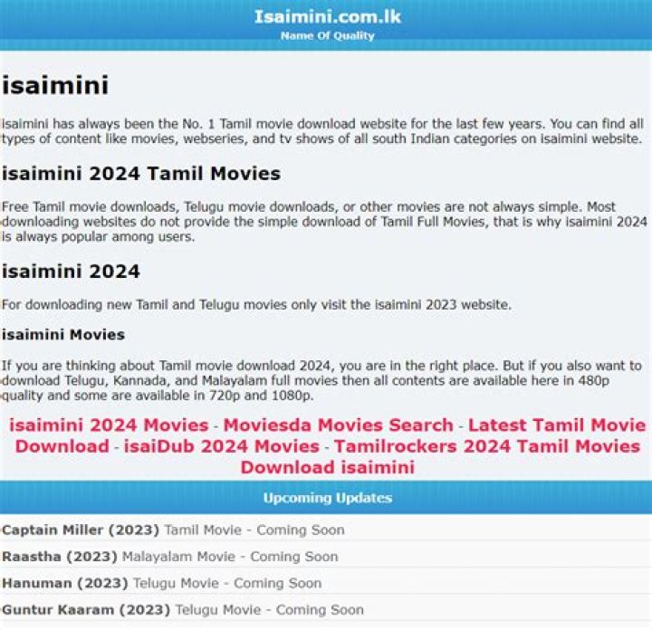 Searching for Morgan Movie 2025 Download on Isaimini? Here's What You Ought to Know