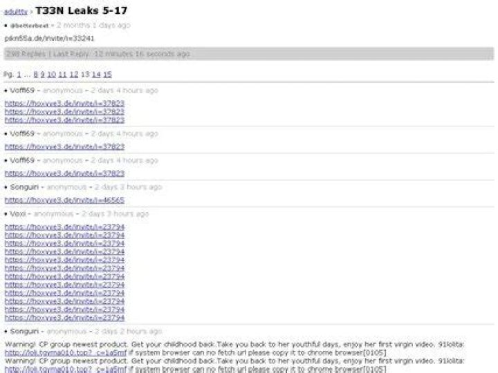 Spotting the 't33n leak 5-17 invite': Staying Safe Online