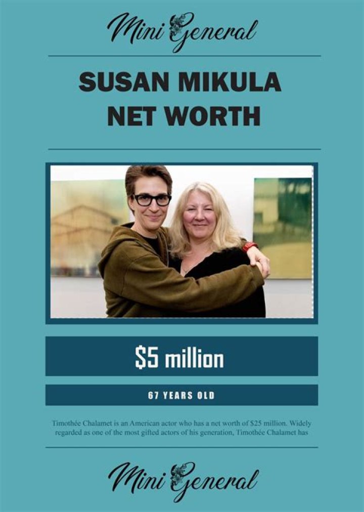 Susan Mikula Net Worth: A Closer Look at the Life and Success of This Remarkable Woman