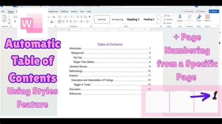 Table of Contents