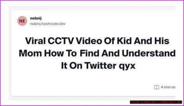 The Viral Kid and His Mom CCTV Video: A Story That Captured Hearts
