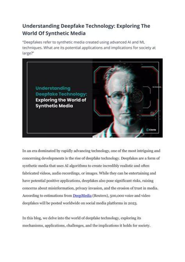Understanding MrDeepfakes: The Rise of Deepfake Technology and Its Implications
