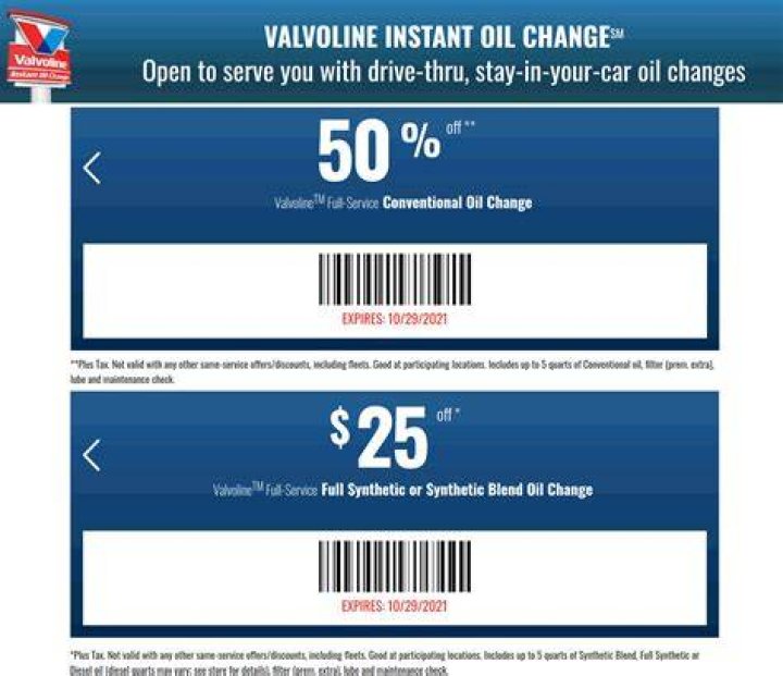 Valvoline Coupon $25 Off 50% Off Oil Change: Your Ultimate Guide to Big Savings