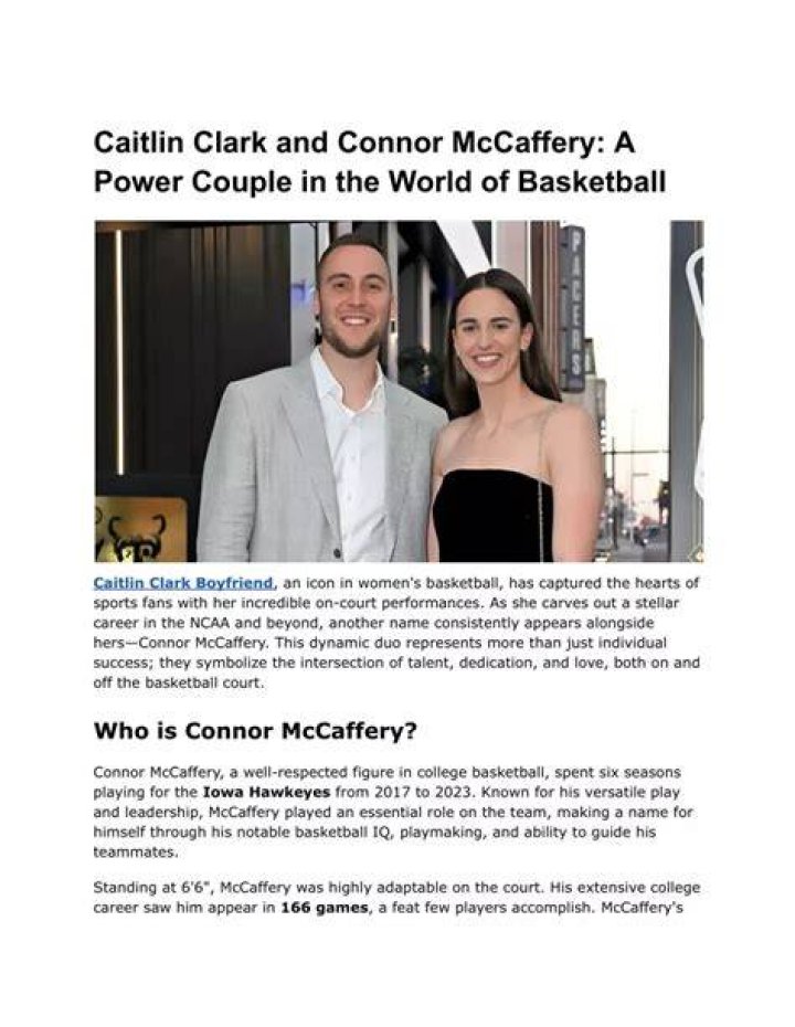 Who Is Connor McCaffery? The Rising Star in the World of Sports and Beyond